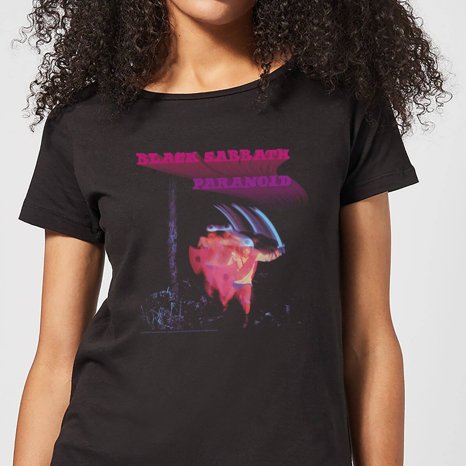 Black Sabbath Paranoid Damen T-Shirt – Schwarz – S – Schwarz