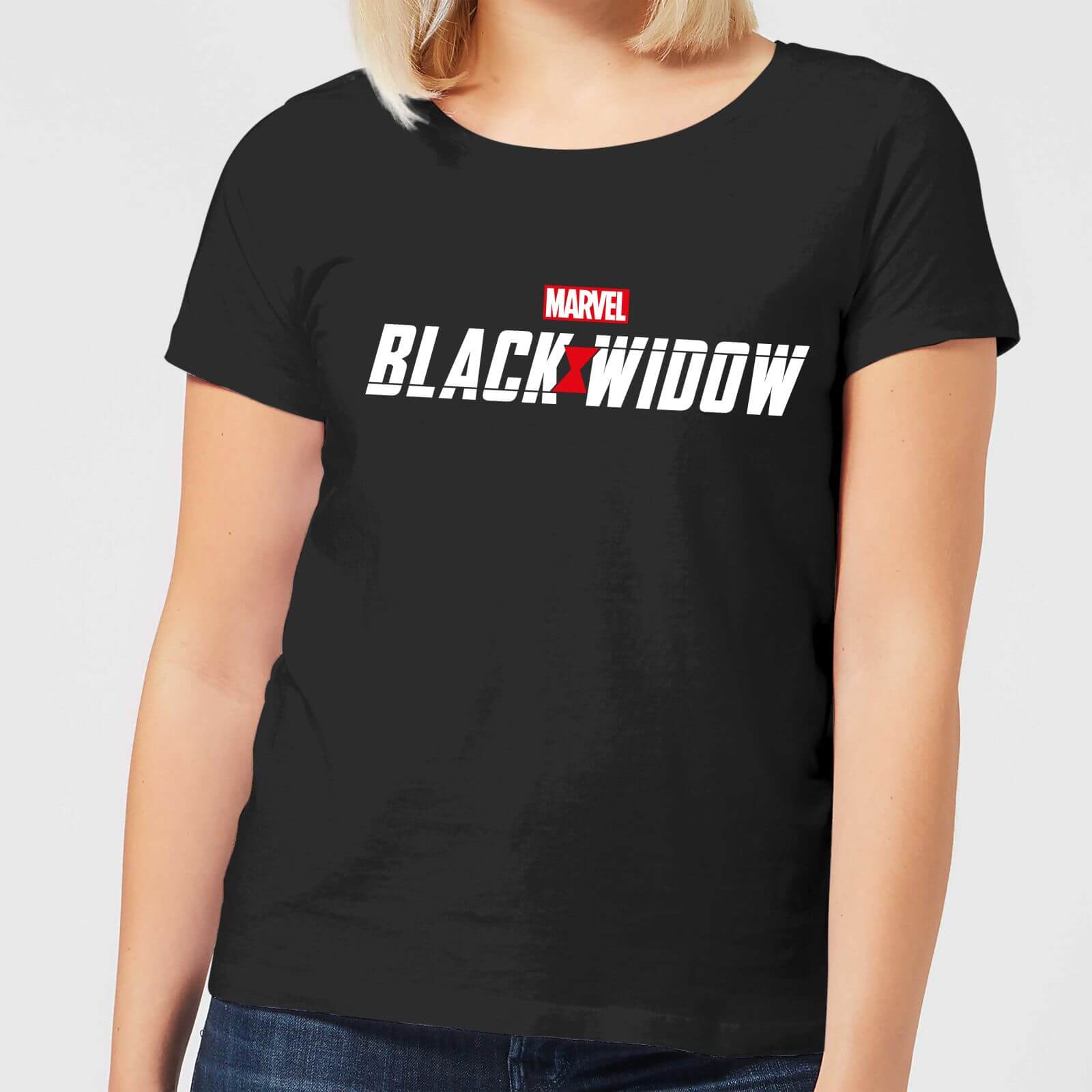 Black Widow Movie Logo Women's T-Shirt - Black - S - Schwarz