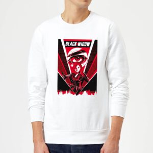 Black Widow Red Lightning Sweatshirt – White – M – Weiß