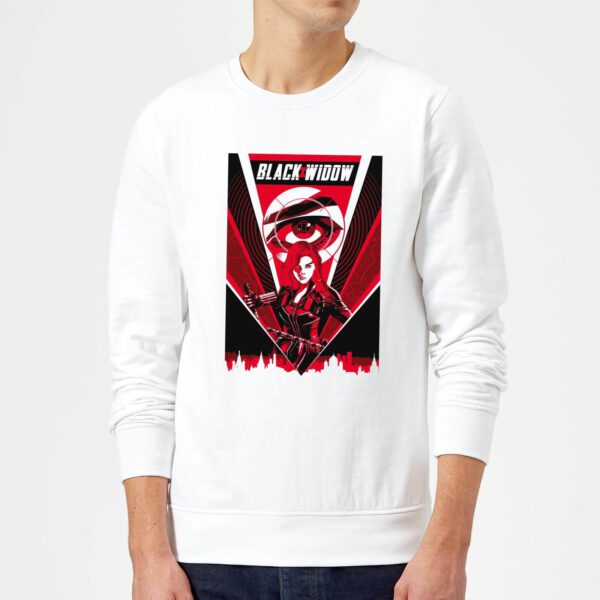 Black Widow Red Lightning Sweatshirt - White - M - Weiß
