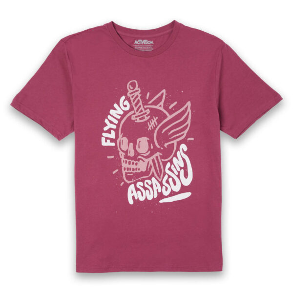 Call Of Duty Assassins Unisex T-Shirt - Burgund - S - Bordeauxrot