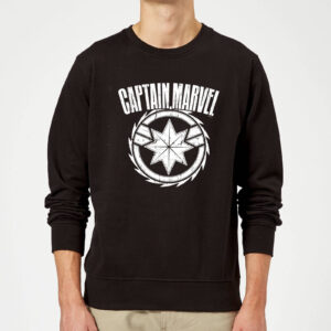 Captain Marvel Logo Sweatshirt - Black - L