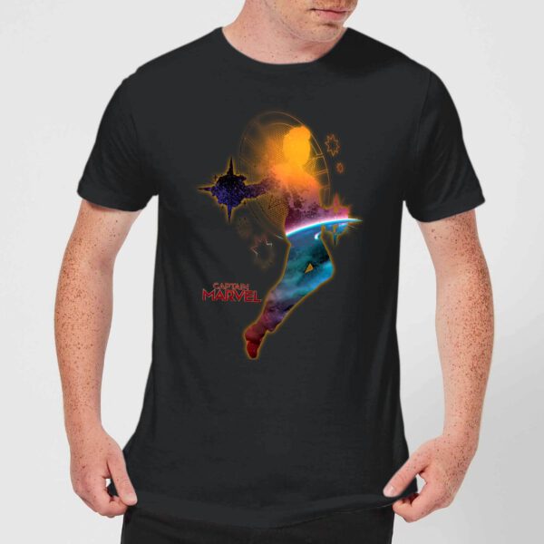 Captain Marvel Nebula Flight Männer T-Shirt - Schwarz - XS