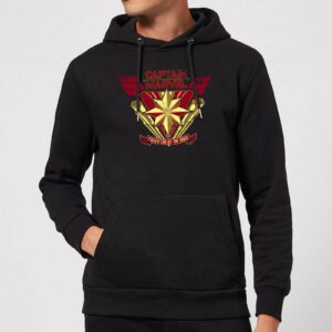 Captain Marvel Protector Of The Skies Hoodie – Black – XL – Schwarz