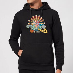 Captain Marvel Star Power Hoodie – Black – XL – Schwarz