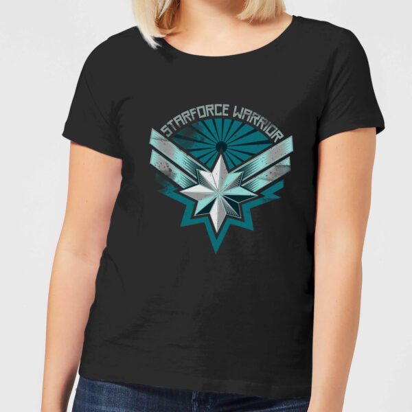 Captain Marvel Starforce Warrior Damen T-Shirt - Schwarz - S