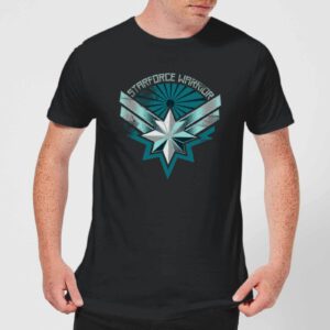 Captain Marvel Starforce Warrior Männer T-Shirt – Schwarz – XS