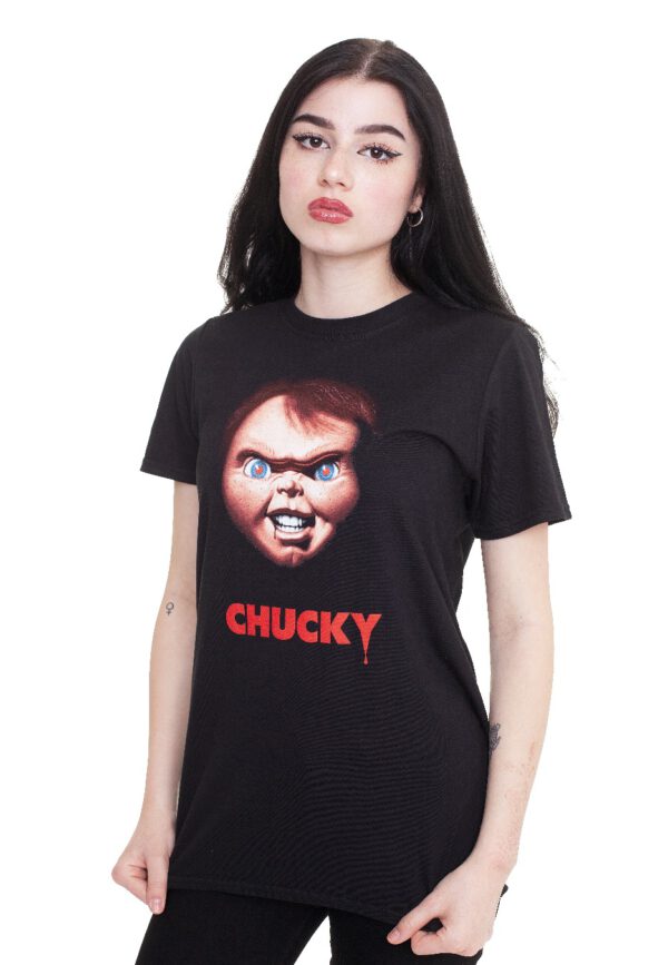 Chucky - Face - - T-Shirts