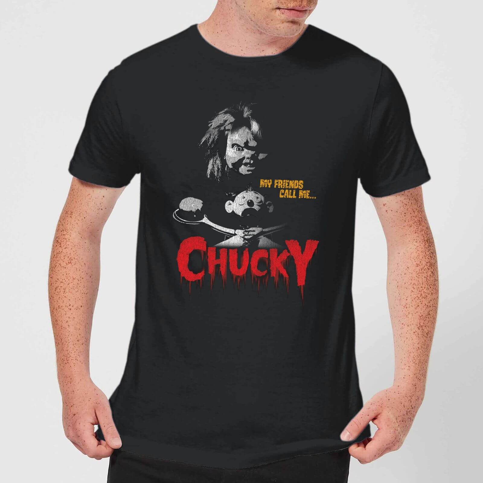 Chucky My Friends Call Me Chucky Herren T-Shirt – Schwarz – S