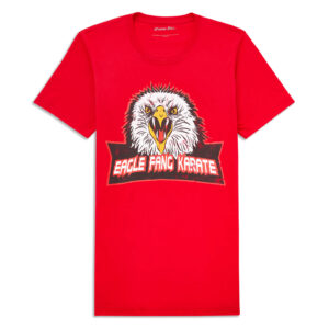 Cobra Kai Eagle Fang Vintage Logo Men’s T-Shirt – Red – S – Rot