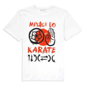 Cobra Kai Miyagi Do Men’s T-Shirt – White – S – Weiß