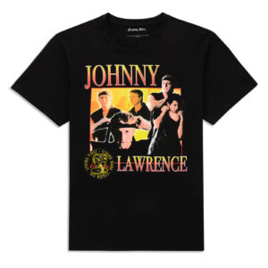 Cobra Kai Retro Johnny Men’s T-Shirt – Black – XS – Schwarz