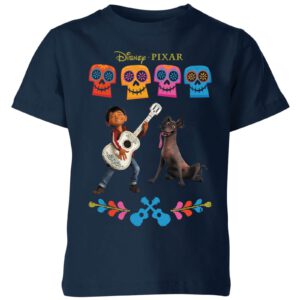 Coco Miguel Logo Kinder T-Shirt – Navy Blau – 5-6 Jahre