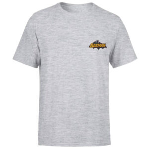 DC Batman Embroidered Unisex T-Shirt – Grey – S