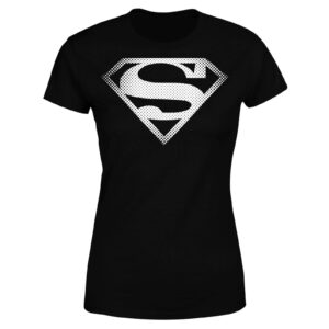 DC Originals Superman Spot Logo Damen T-Shirt – Schwarz – S