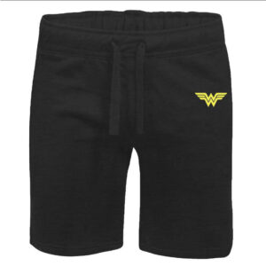 DC Wonder Woman Unisex Jogger Shorts – Black – S