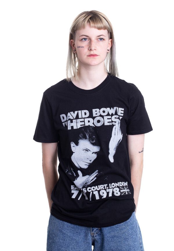 David Bowie - Heroes Earls Court - - T-Shirts
