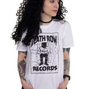 Death Row Records – Framed White – T-Shirt