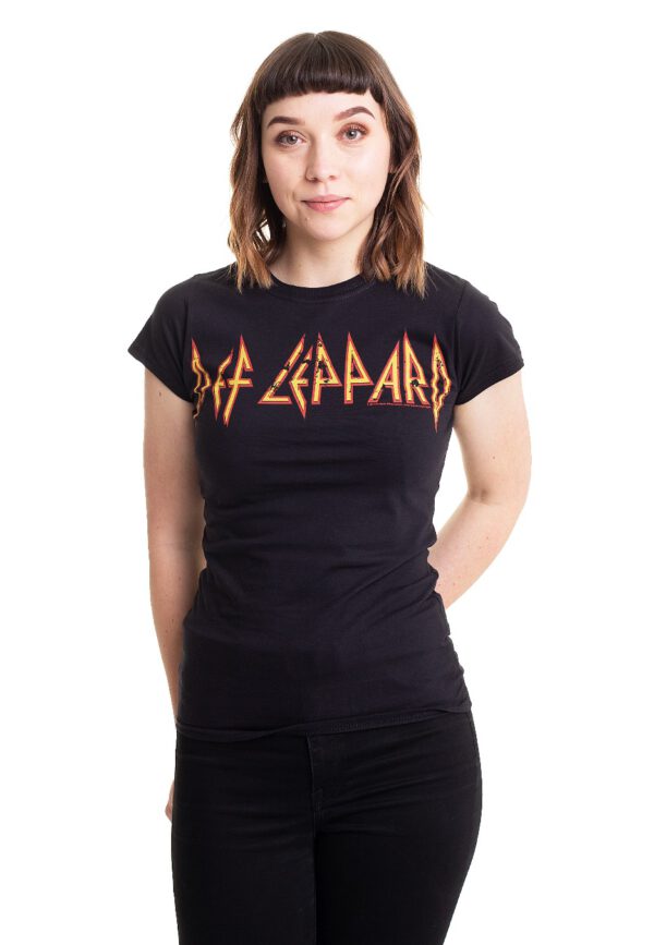 Def Leppard - Distressed Logo - Girlies