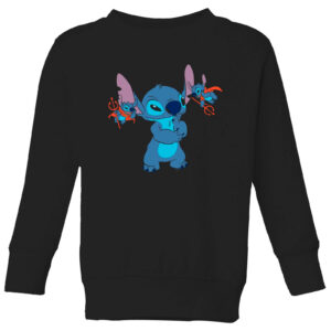 Disney Lilo And Stitch Little Devils Kinder Sweatshirt – Schwarz – 3-4 Jahre