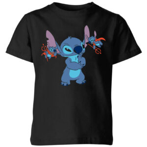 Disney Lilo And Stitch Little Devils Kinder T-Shirt – Schwarz – 3-4 Jahre