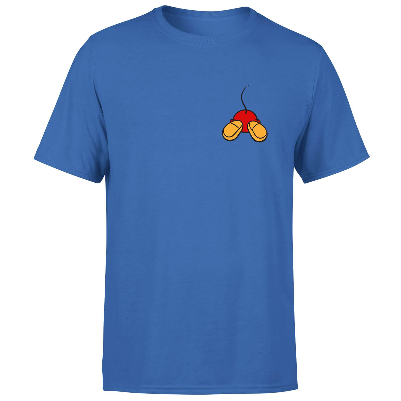 Disney Mickey Mouse Backside Men’s T-Shirt – Blue – XS – Blue