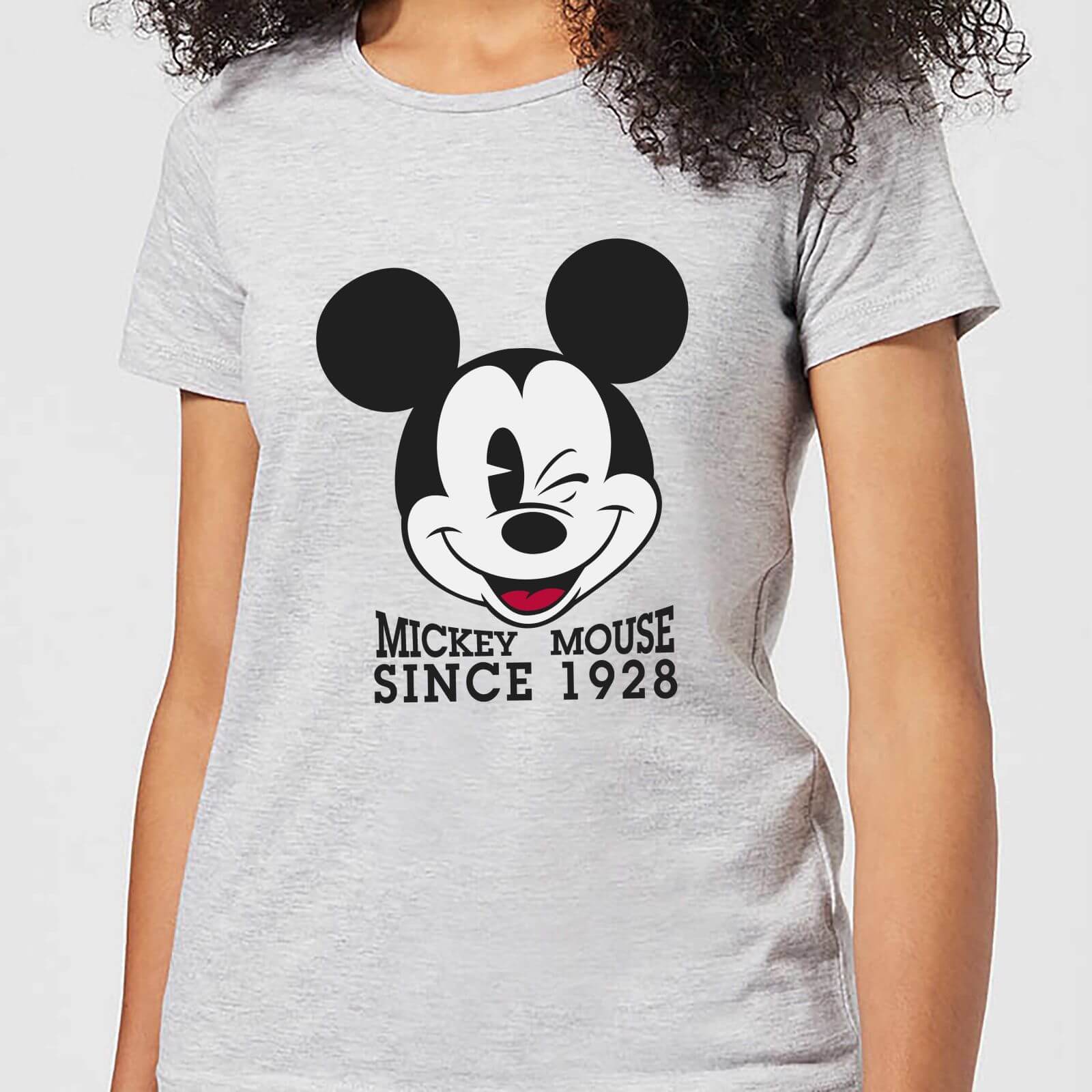 Disney Mickey Mouse Since 1928 Frauen T-Shirt – Grau – XS