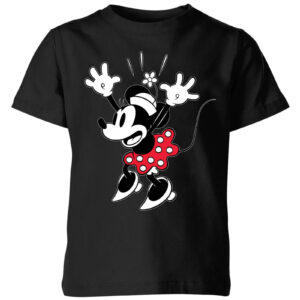 Disney Minnie Mouse Surprise Kinder T-Shirt – Schwarz – 5-6 Jahre