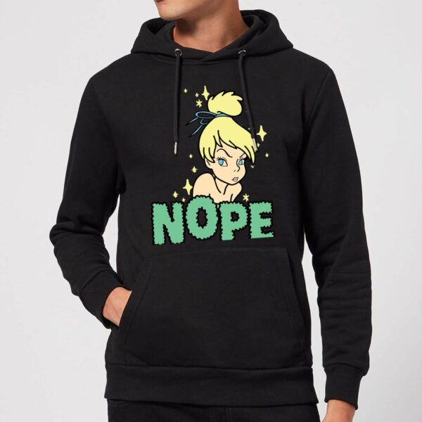 Disney Peter Pan Tinkerbell Nope Hoodie - Black - XL