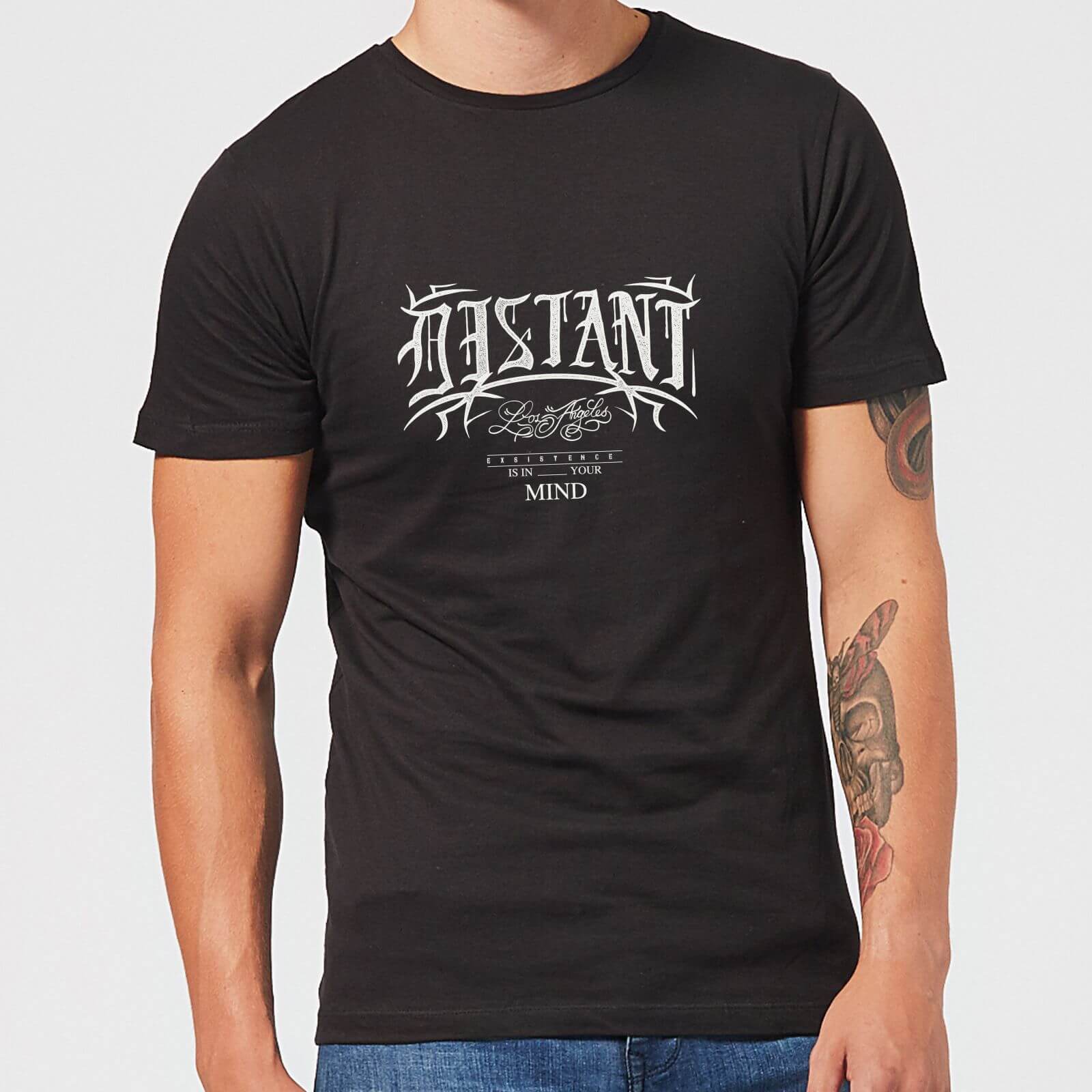Distant Mind Men’s T-Shirt – Black – S – Schwarz