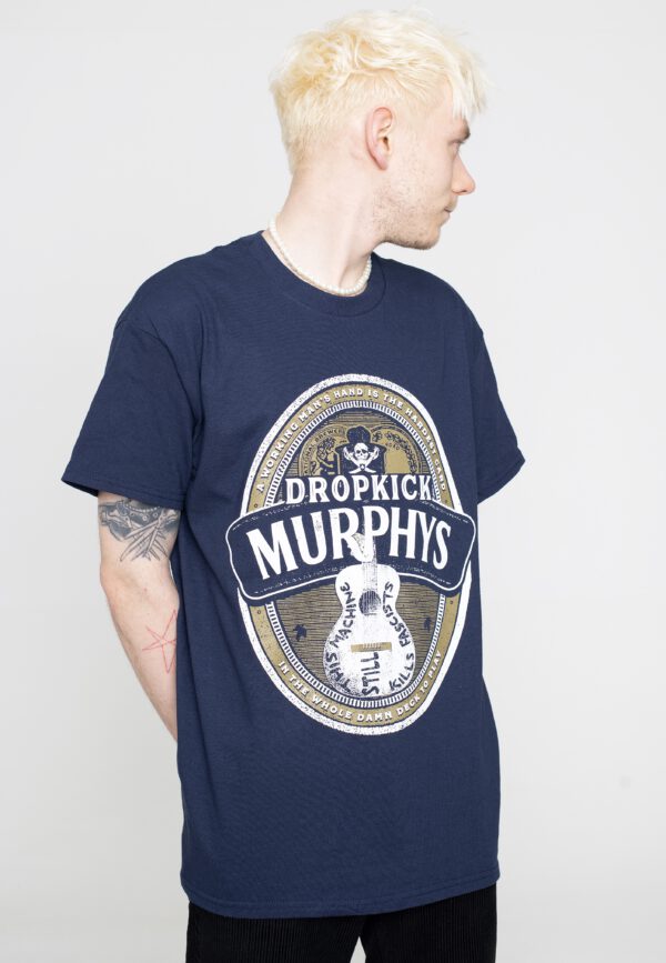 Dropkick Murphys - Beer Label Blue - - T-Shirts