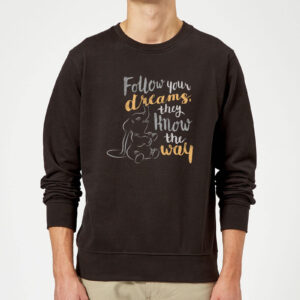 Dumbo Follow Your Dreams Pullover – Schwarz – L