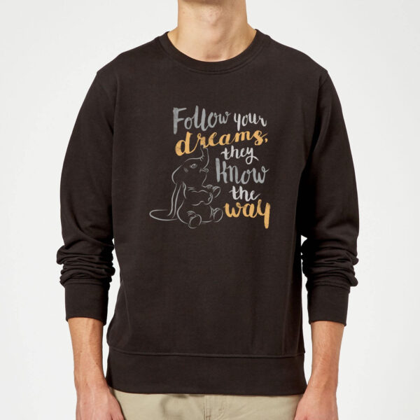 Dumbo Follow Your Dreams Pullover - Schwarz - L