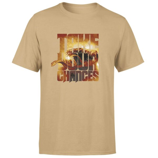 Dungeons & Dragons Take Your Chances Men's T-Shirt - Tan - XS