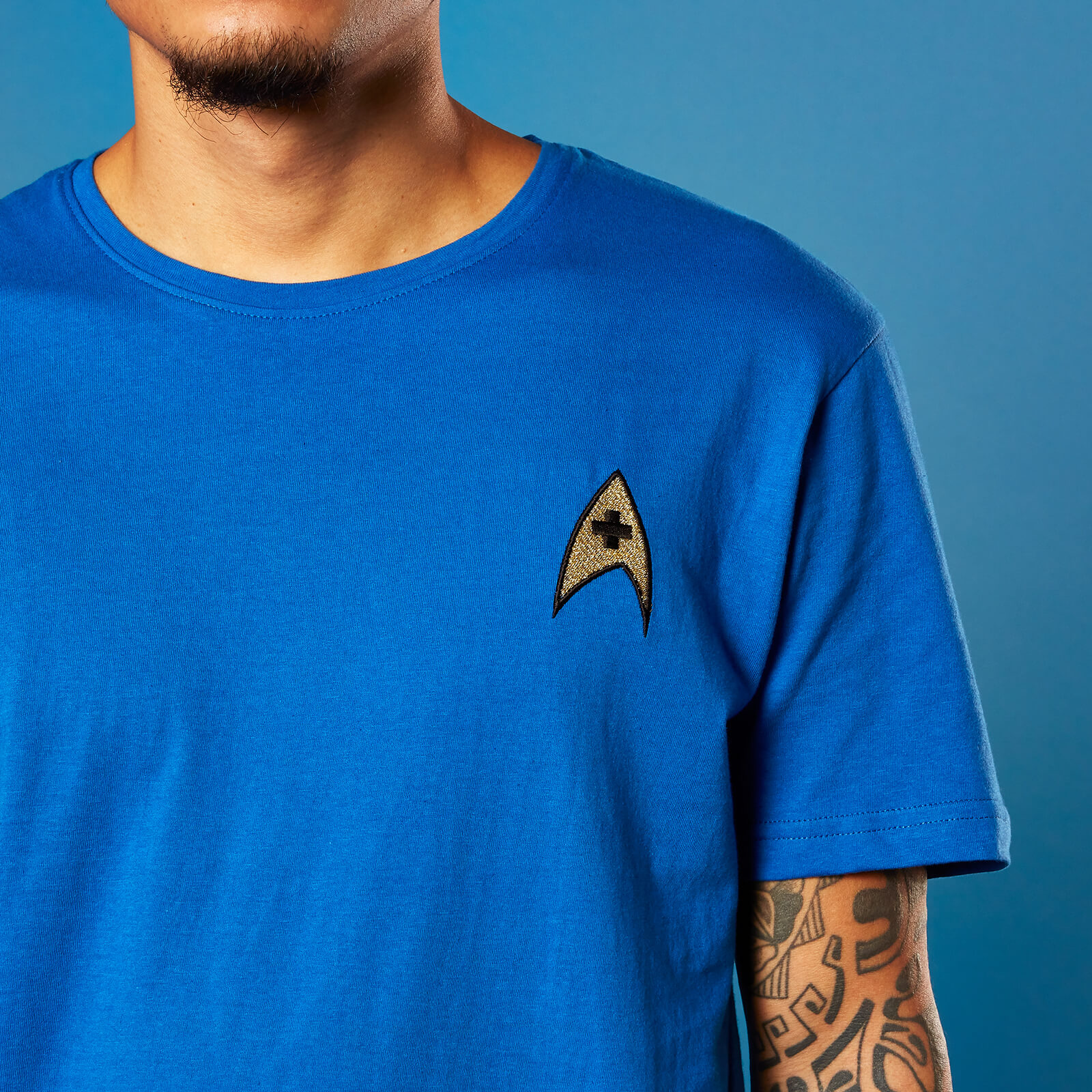 EmbroideRot Medic Badge Star Trek T-shirt – Royales Blau – S – Royal Blue EmbroideRot Medic Badge Star Trek T-shirt – Royales Blau – S – Royal Blue