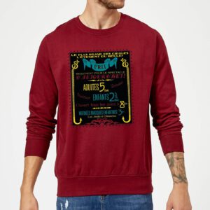 Fantastic Beasts Les Plus Grand Des Cirques Sweatshirt – Burgundy – M – Bordeauxrot