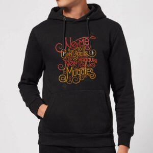 Fantastic Beasts No-Maj Hoodie – Black – XL – Schwarz