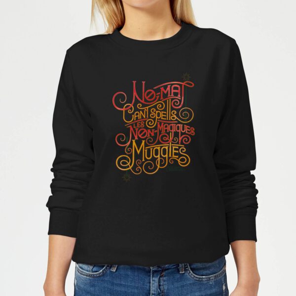 Fantastic Beasts No-Maj Women's Sweatshirt - Black - XS - Schwarz