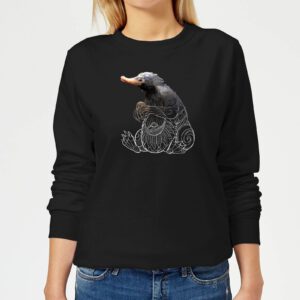 Fantastic Beasts Tribal Niffler Women’s Sweatshirt – Black – XS