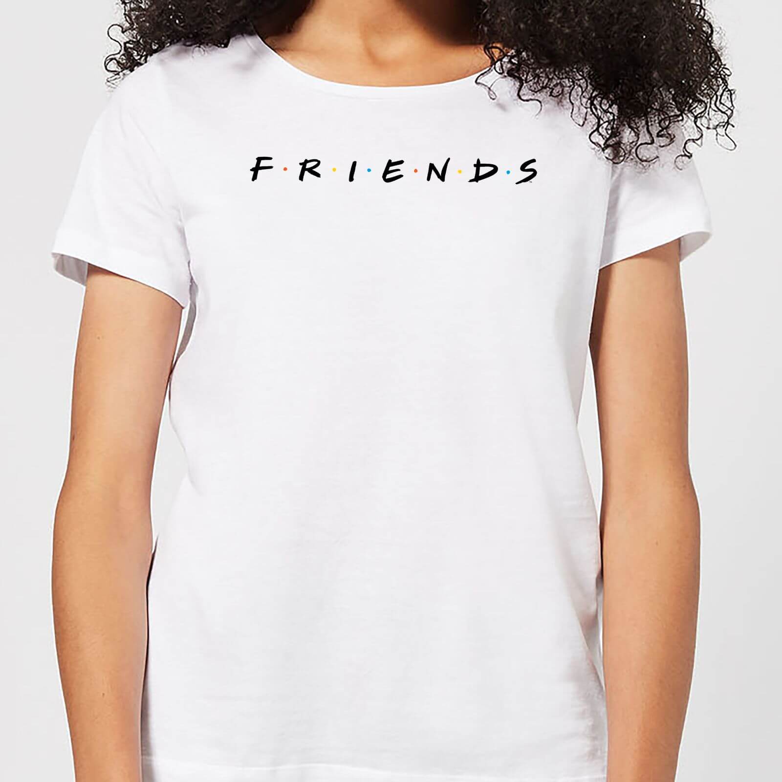 Friends Logo Women’s T-Shirt – White – S – Weiß