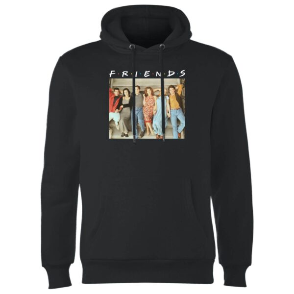 Friends Retro Character Shot Hoodie - Schwarz - XL - Schwarz