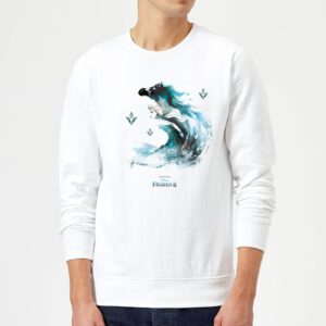 Frozen 2 Nokk Water Silhouette Sweatshirt - White - S - Weiß