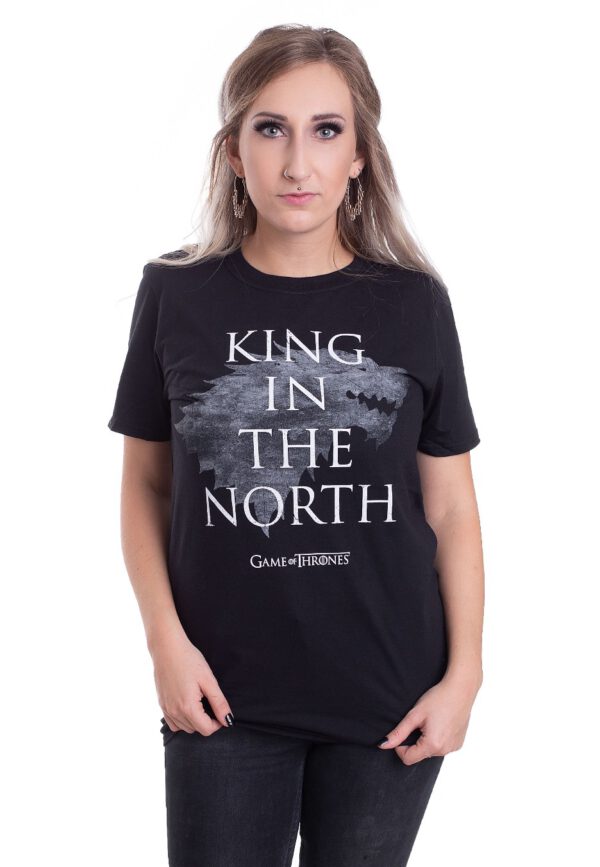 Game Of Thrones - King In The North Black - - T-Shirts