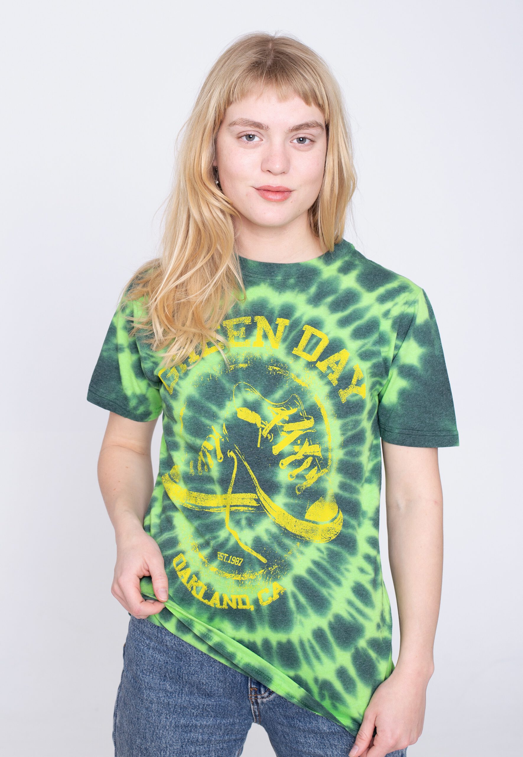 Green Day - All Stars Dip-Dye Green - - T-Shirts