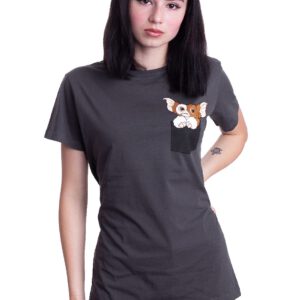 Gremlins – Pocket Gizmo Dark Grey – T-Shirt