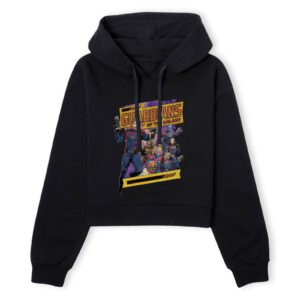 Guardians of the Galaxy Galaxy Women’s Cropped Hoodie – Black – S