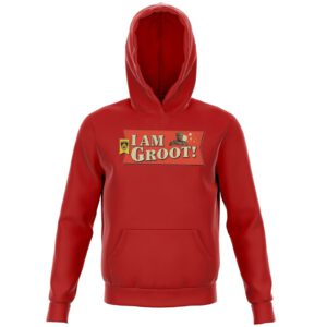 Guardians of the Galaxy I Am Groot! Kids‘ Hoodie – Red – 3-4 Jahre