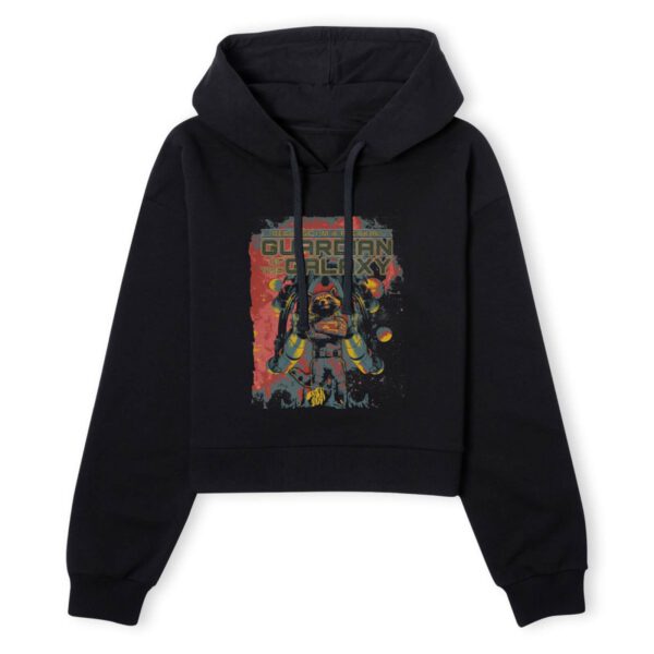 Guardians of the Galaxy I'm A Freakin' Guardian Of The Galaxy Women's Cropped Hoodie - Black - S