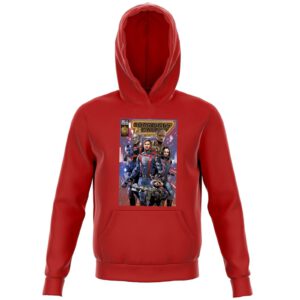 Guardians of the Galaxy Photo Comic Cover Kids‘ Hoodie – Red – 3-4 Jahre