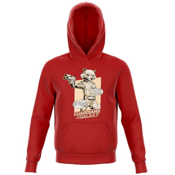 Guardians of the Galaxy Rocket Raccoon Oh Yeah! Kids' Hoodie - Red - 3-4 Jahre